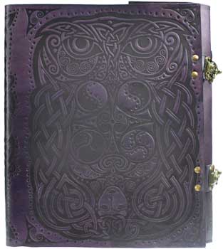 (image for) Owl leather w/ latch