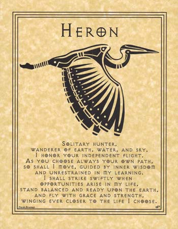 (image for) Heron Prayer - Click Image to Close