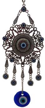 (image for) Flower Evil Eye wall hanging - Click Image to Close