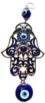 (image for) Hand Evil Eye wall hanging - Click Image to Close