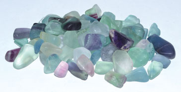 (image for) 1 lb Fluorite tumbled chips 7-9mm - Click Image to Close