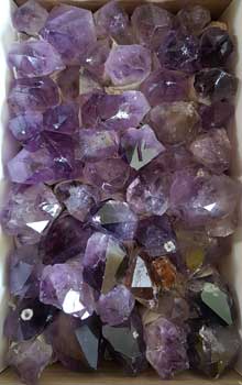 (image for) Flat of Amethyst Points - Click Image to Close