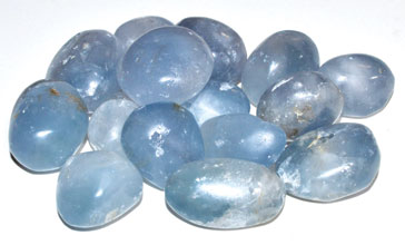 (image for) 1 lb Celestite tumbled stones - Click Image to Close