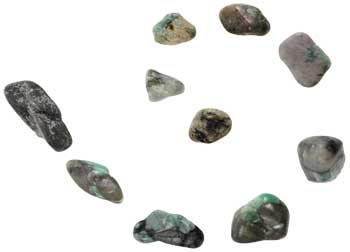 (image for) 1 lb Emerald tumbled stones - Click Image to Close