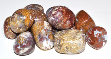 (image for) 1 lb Jasper, Plum tumbled stones - Click Image to Close