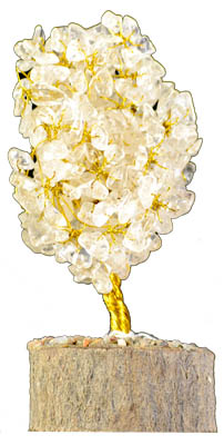 (image for) Quartz gemstone tree