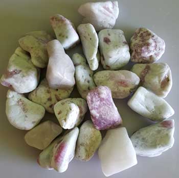 (image for) 1 lb Tourmaline, Pink tumbled stones - Click Image to Close