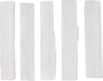 (image for) 4" Selenite mini sticks 5 pk - Click Image to Close