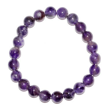 (image for) 8mm Amethyst bracelet - Click Image to Close