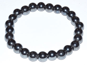 (image for) 8mm Hematite bracelet - Click Image to Close