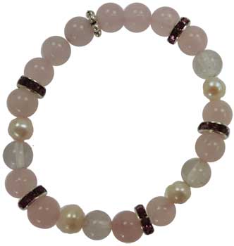 (image for) 8mm Rose Quartz bracelet