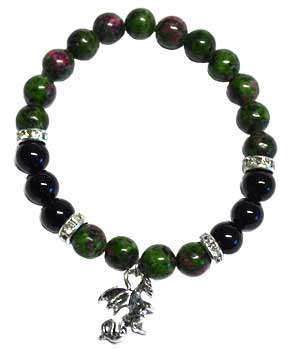 (image for) 5mm - 8mm Ruby Zoisite bracelet