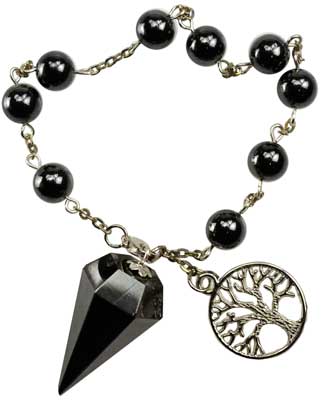 (image for) Hematite pendulum bracelet - Click Image to Close