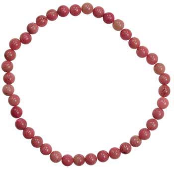 (image for) 4mm Rhodonite stretch bracelet - Click Image to Close