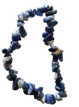 (image for) Sodalite chip bracelet - Click Image to Close