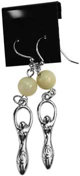 (image for) Moonstone Goddess earrings - Click Image to Close