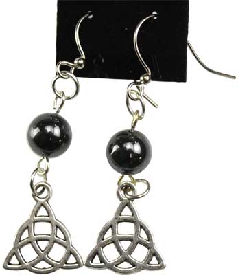 (image for) Hematite Triquetra earrings - Click Image to Close