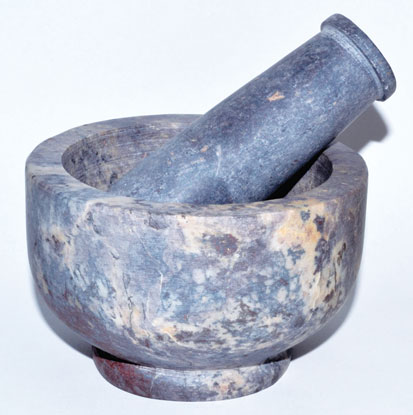 (image for) 4" Soapstone Mortar & Pestle