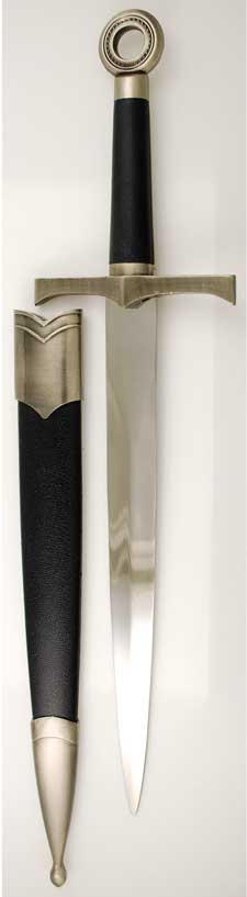 (image for) Black Medieval athame