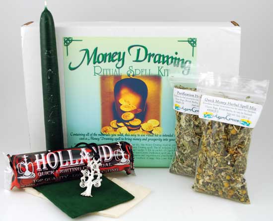 (image for) Money Drawing Boxed ritual kit - Click Image to Close