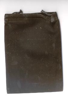 (image for) Bag Velveteen: 5 x 7 Black - Click Image to Close