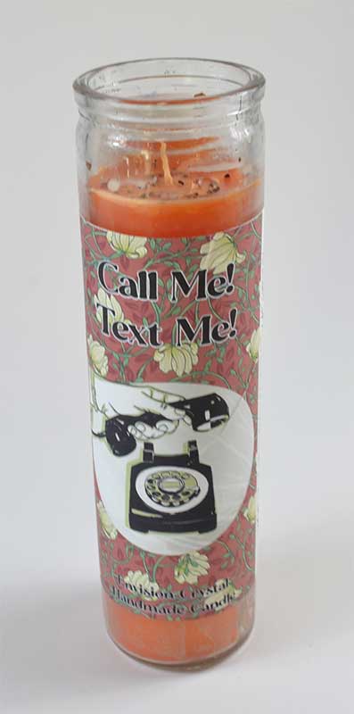 (image for) Call Me! Text Me! aromatic jar candle - Click Image to Close