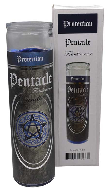 (image for) 90 hr Pentacle (Frankincense) jar candle - Click Image to Close