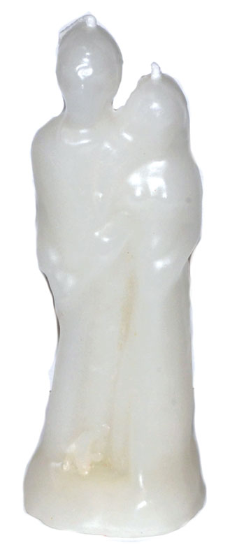 (image for) 6" Marriage White candle - Click Image to Close