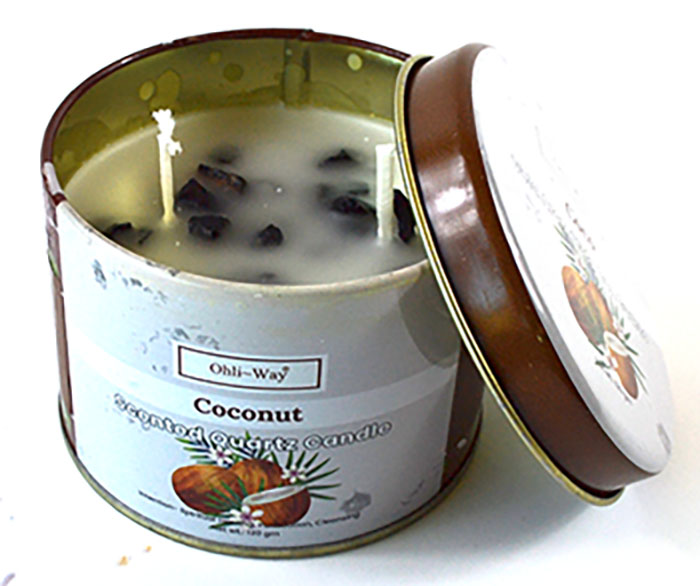 (image for) Coco (Coconut) quartz tin candle