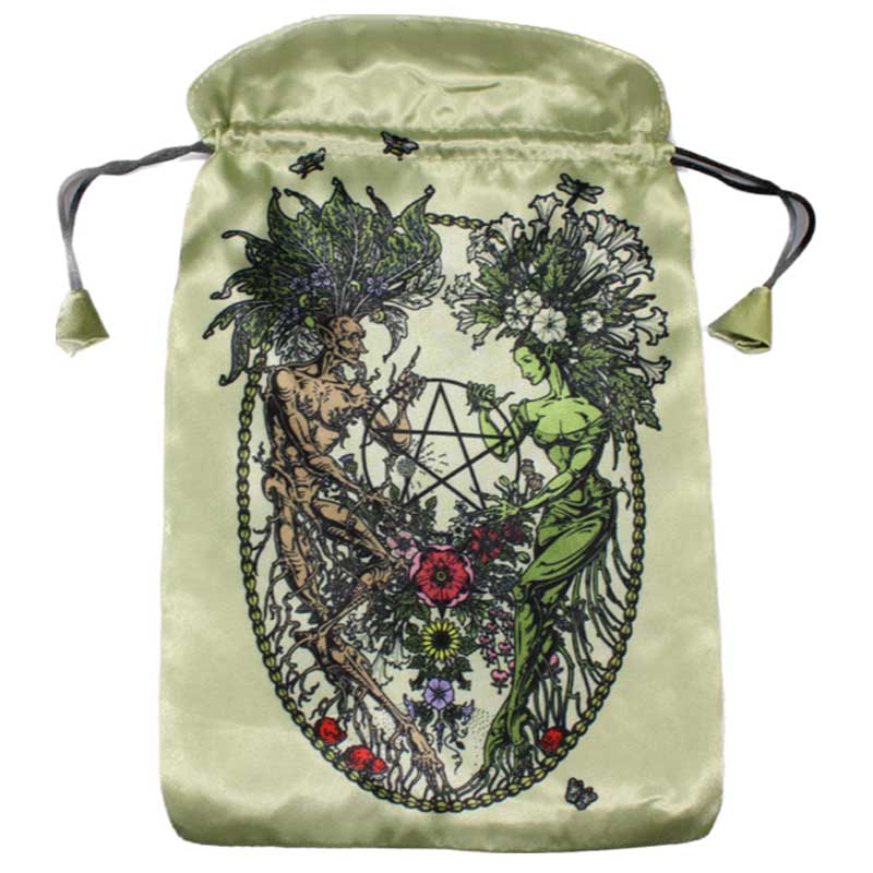 (image for) Magickal Botanical tarot bag 6" x 9" - Click Image to Close