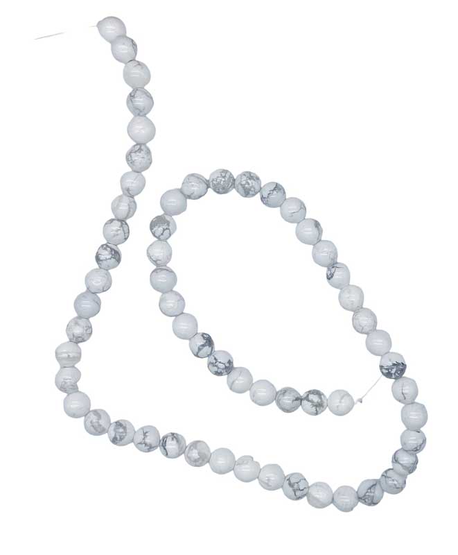 (image for) 6mm Howlite beads - Click Image to Close