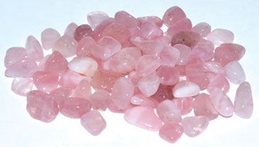 (image for) 1 lb Rose Quartz tumbled chips - Click Image to Close