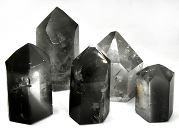 (image for) ~3# Flat of Phantom Quartz Points polished - Click Image to Close