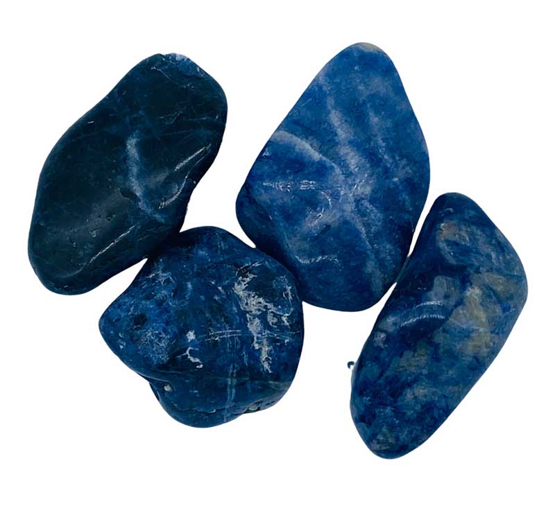 (image for) 1 lb Sodalite pebbles - Click Image to Close