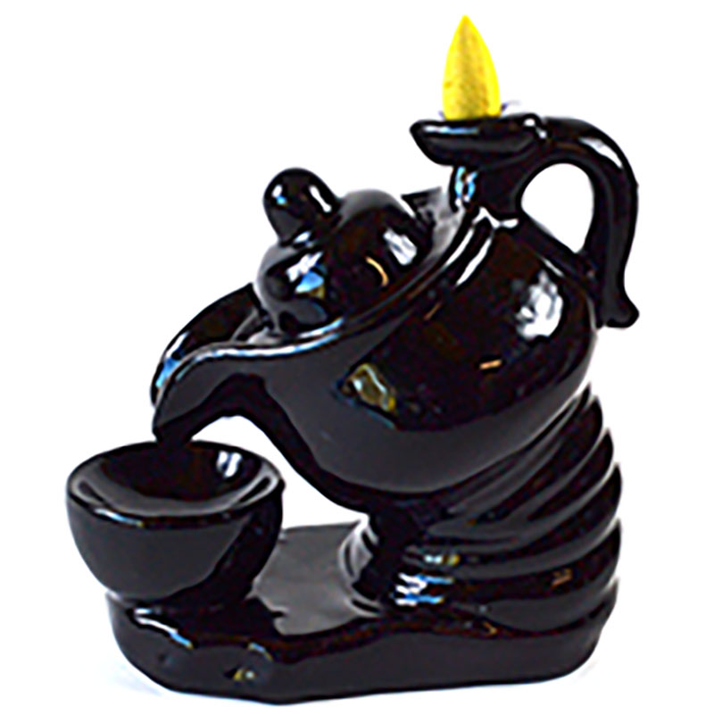 (image for) 6" Tea Pot backflow burner