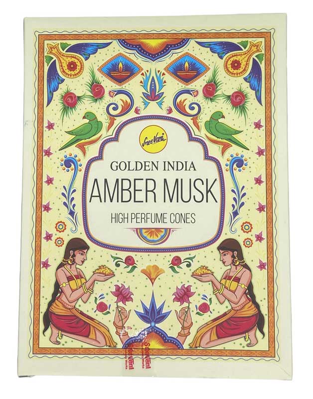 (image for) 10 Amber Musk backflow cones Sree Vani