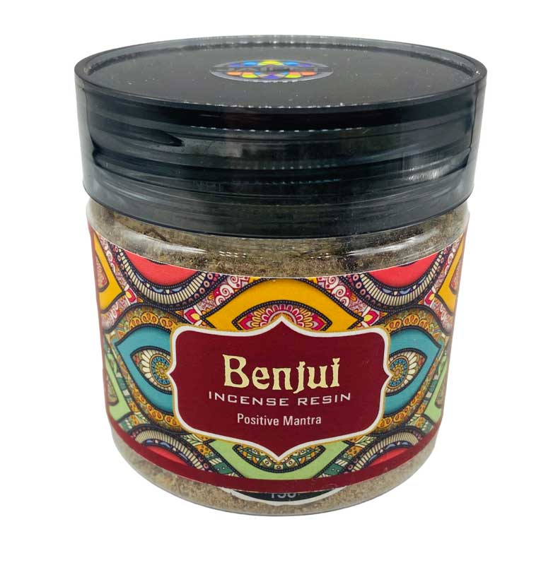 (image for) 100g Positive Mantra (benzoin) resin jar - Click Image to Close