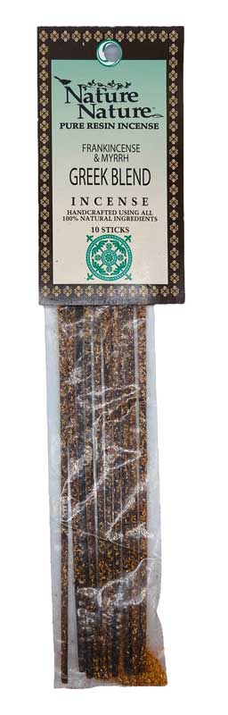 (image for) Frankincense & Myrrh Greek Blend stick 10 pack nature nature - Click Image to Close