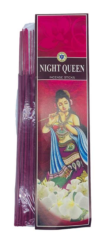 (image for) 20 Night Queen incense sticks pure vibrations - Click Image to Close