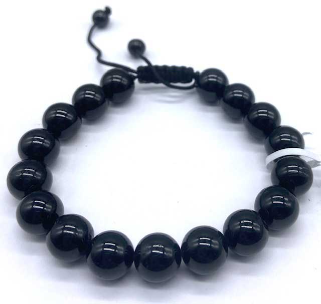 (image for) 10mm Turmaline, Black bracelet - Click Image to Close