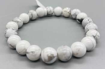 (image for) 8mm Howlite bracelet - Click Image to Close