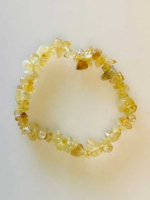 (image for) Citrine chip bracelet - Click Image to Close