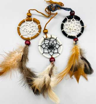 (image for) (set of 6) 1 1/2" Dreamcatcher