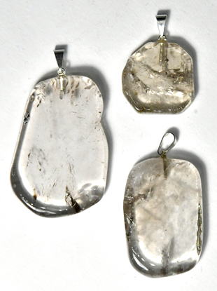 (image for) Smoky Quartz slice pendant - Click Image to Close