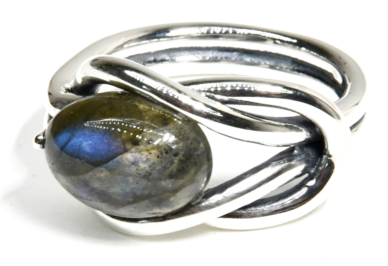 (image for) size 11 Labradorite ring