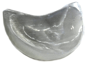 (image for) 4" Selenite Half Moon bowl - Click Image to Close