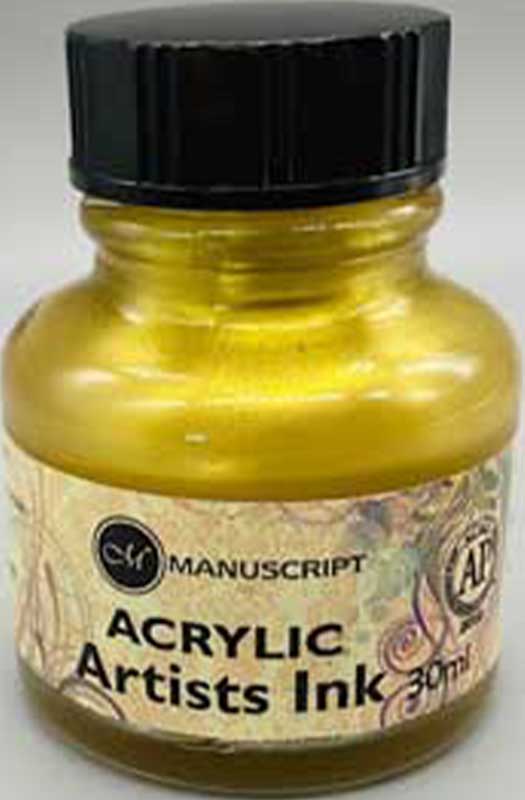 (image for) Gold ink 1 oz